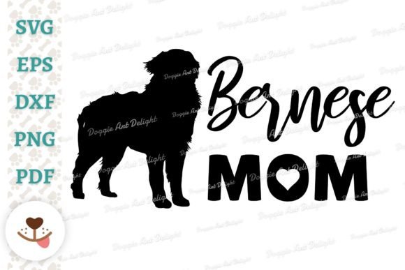 Bernese Mountain Dog Mom Design SVG PNG Review