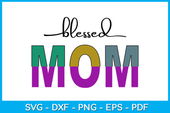 Blessed Mom Leopard Sunflower Sub Vol. 1: Graphics for Crafts