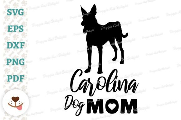 Carolina Dog Mom Graphics for Crafts and Branding