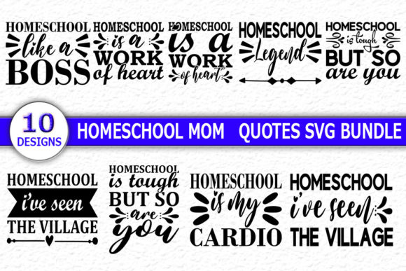 Homeschool Mom Quotes SVG Bundle: A Designer's Review