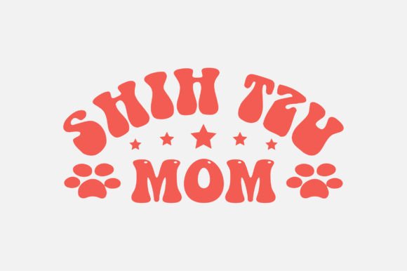 Shih Tzu Mom SVG: Graphics for Crafts & Branding