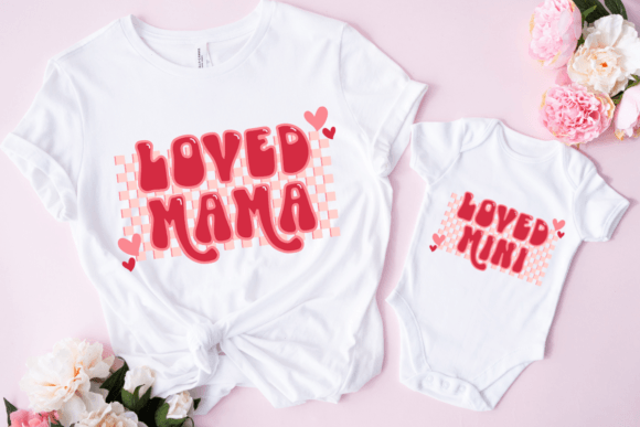 Valentine's Day SVG: Mom & Mini Graphics for Crafts